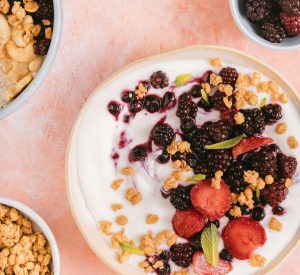 Bol de yogurt